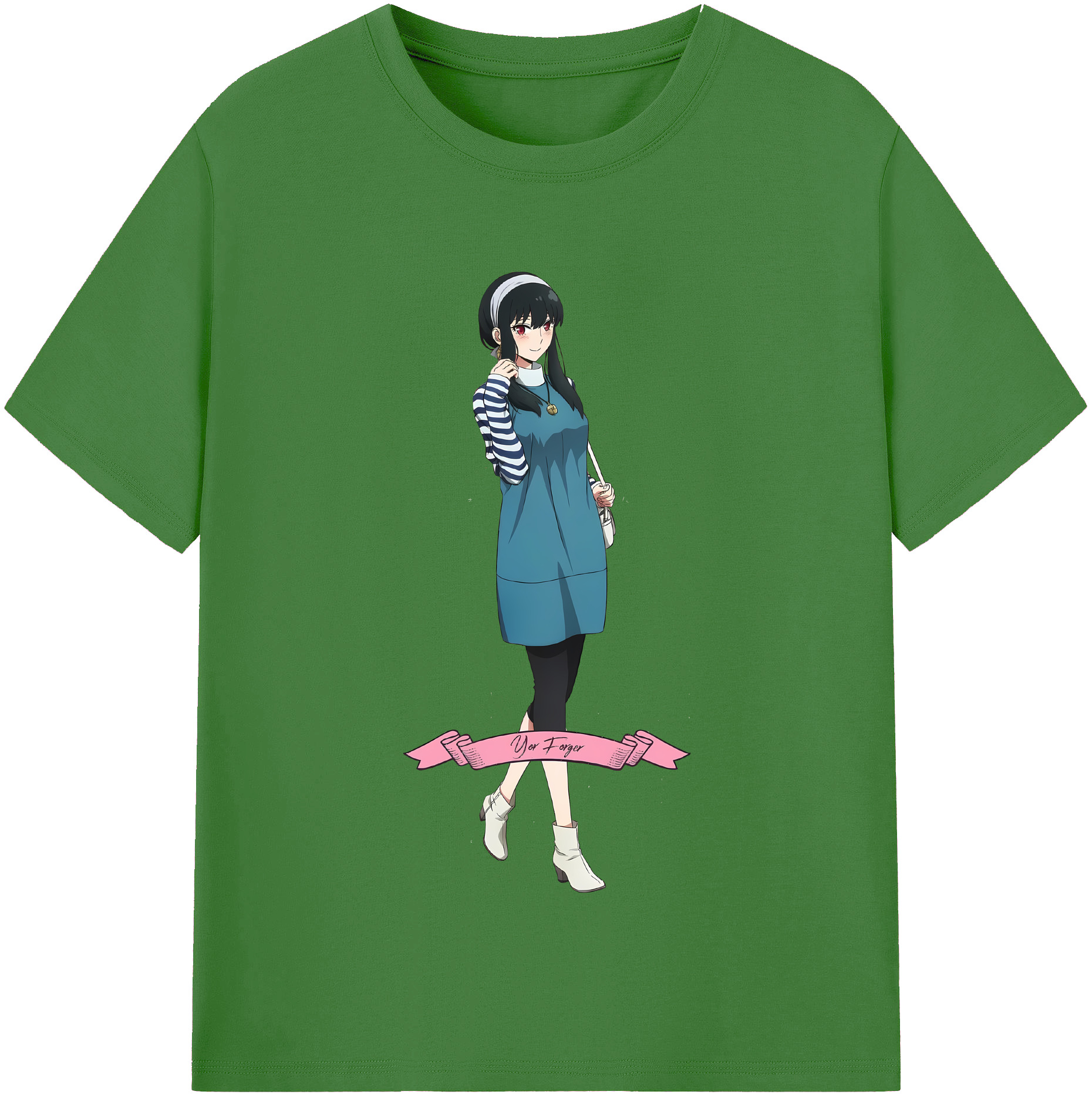 （画像用） SPY×FAMILY间谍家家酒 レディースカジュアルプリントTシャツ（綿100％）